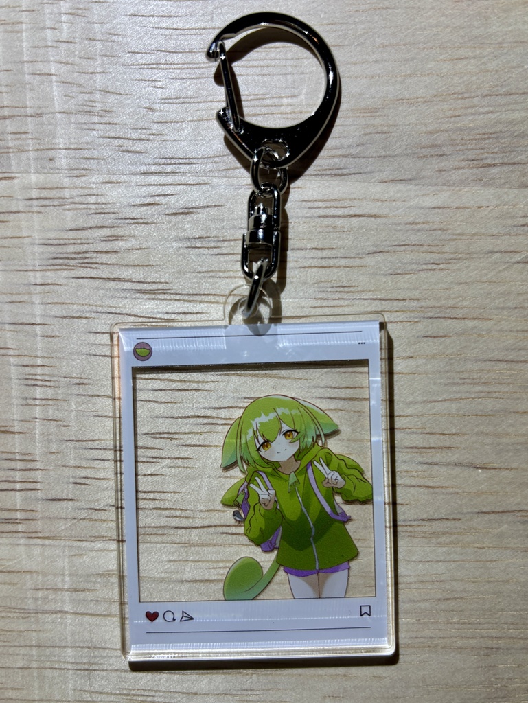 どこでもお出かけ ずんだもんアクリルキーホルダー