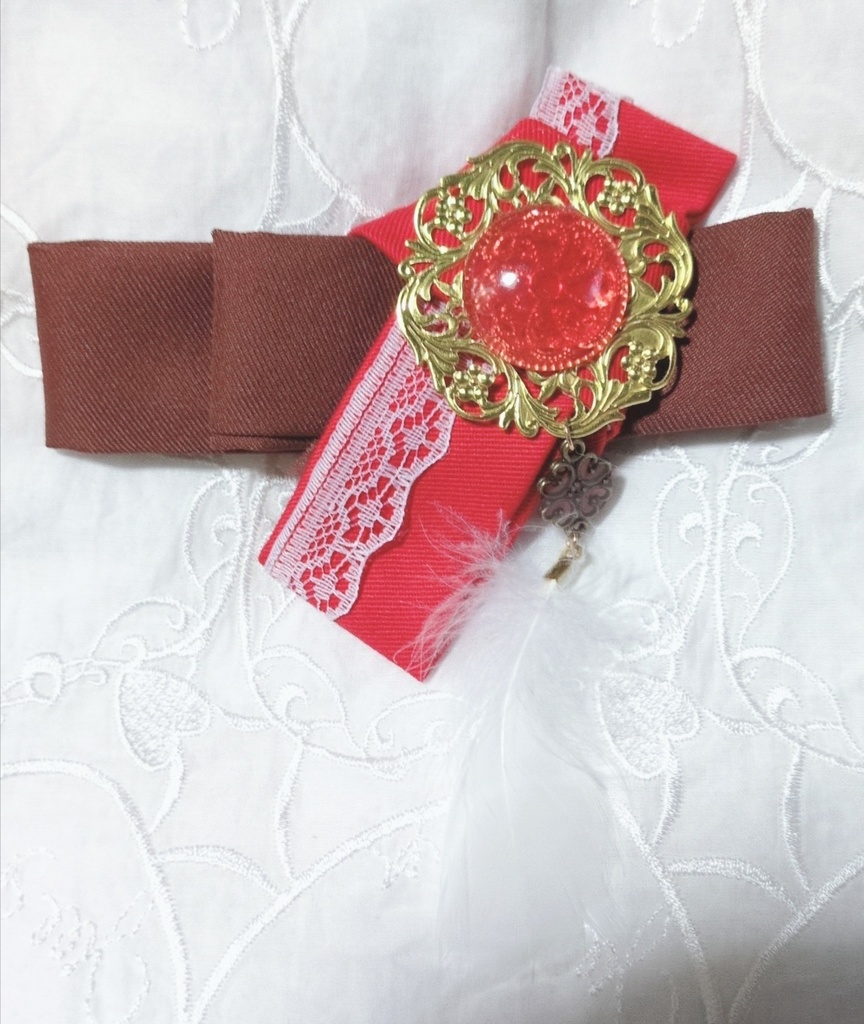 帯風飾り クレー