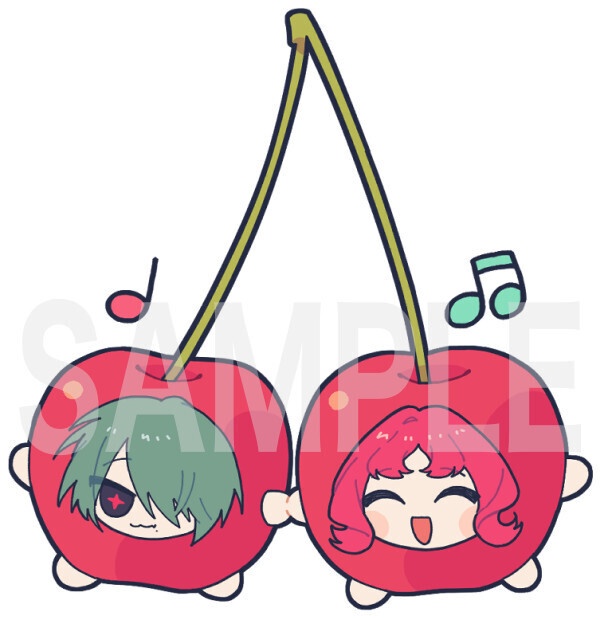 ミトニン さくらんぼアクリルキーホルダー