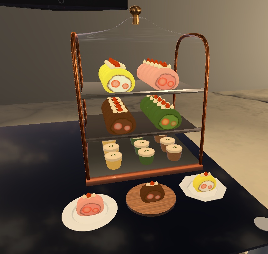 スイーツ&ショーケースセット(11点)VRChat用