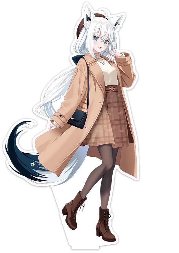 白上フブキ アクリルフィギュア 私服 ホロクル12th 