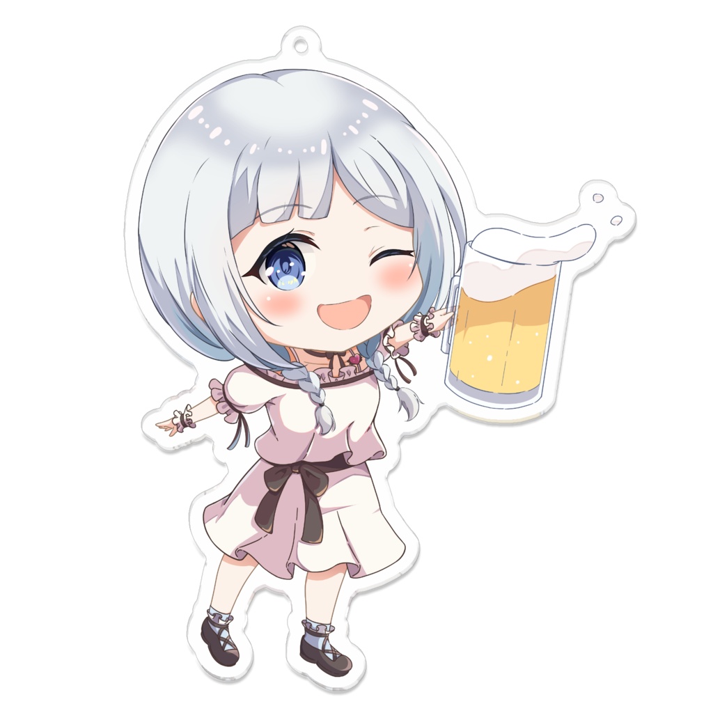 花霞沙知 アクリルキーホルダーver2【2022誕生日記念】