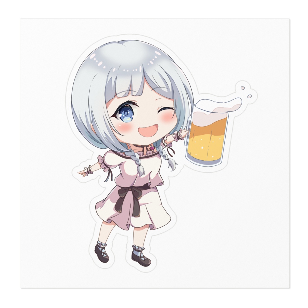 花霞沙知 ステッカーver2【2022誕生日記念】