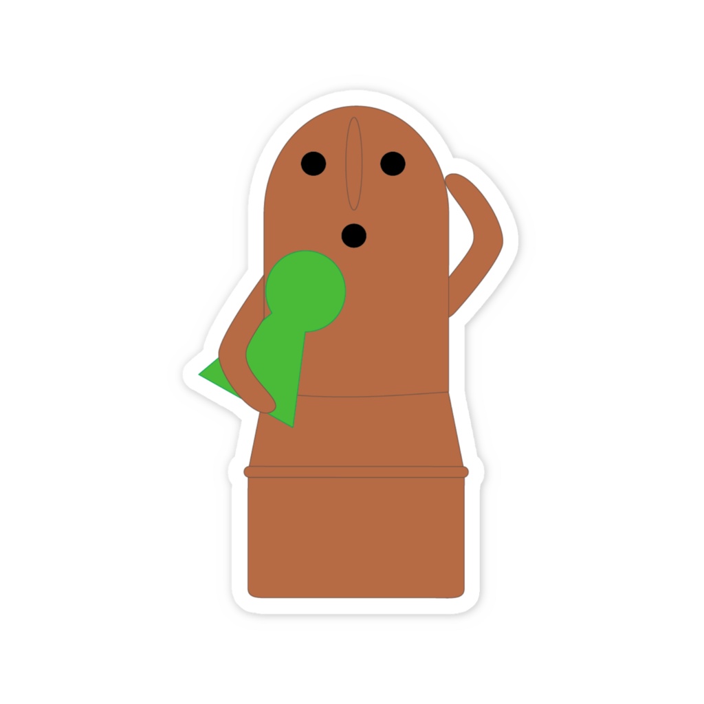 埴輪スマホステッカー