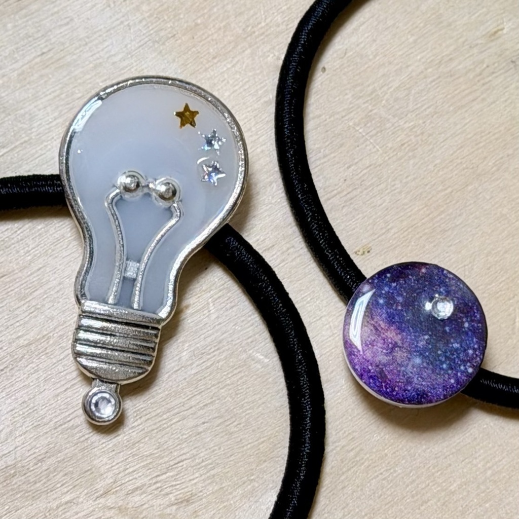宇宙とひらめきのヘアゴムセット