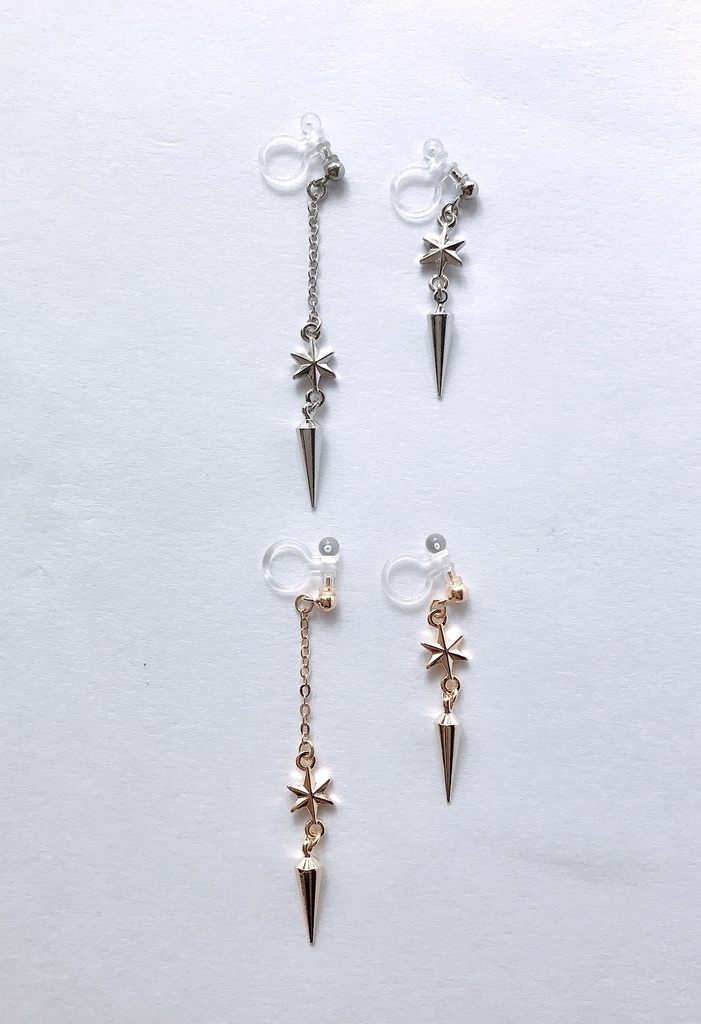 シンプル✴︎スター イヤリング orピアス