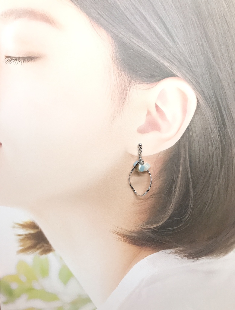 かろやかフープイヤリング*ピアス*