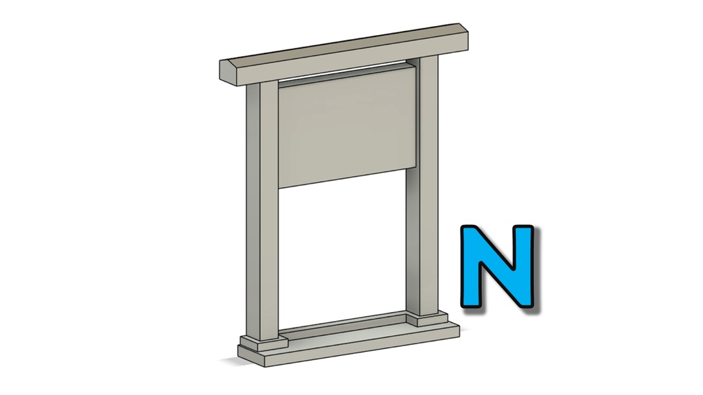 鳥居型駅名標(Nスケール)5個入 シール付き