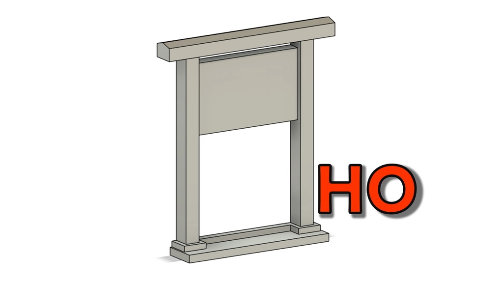 鳥居型駅名標(HOスケール)5個入 シール付き