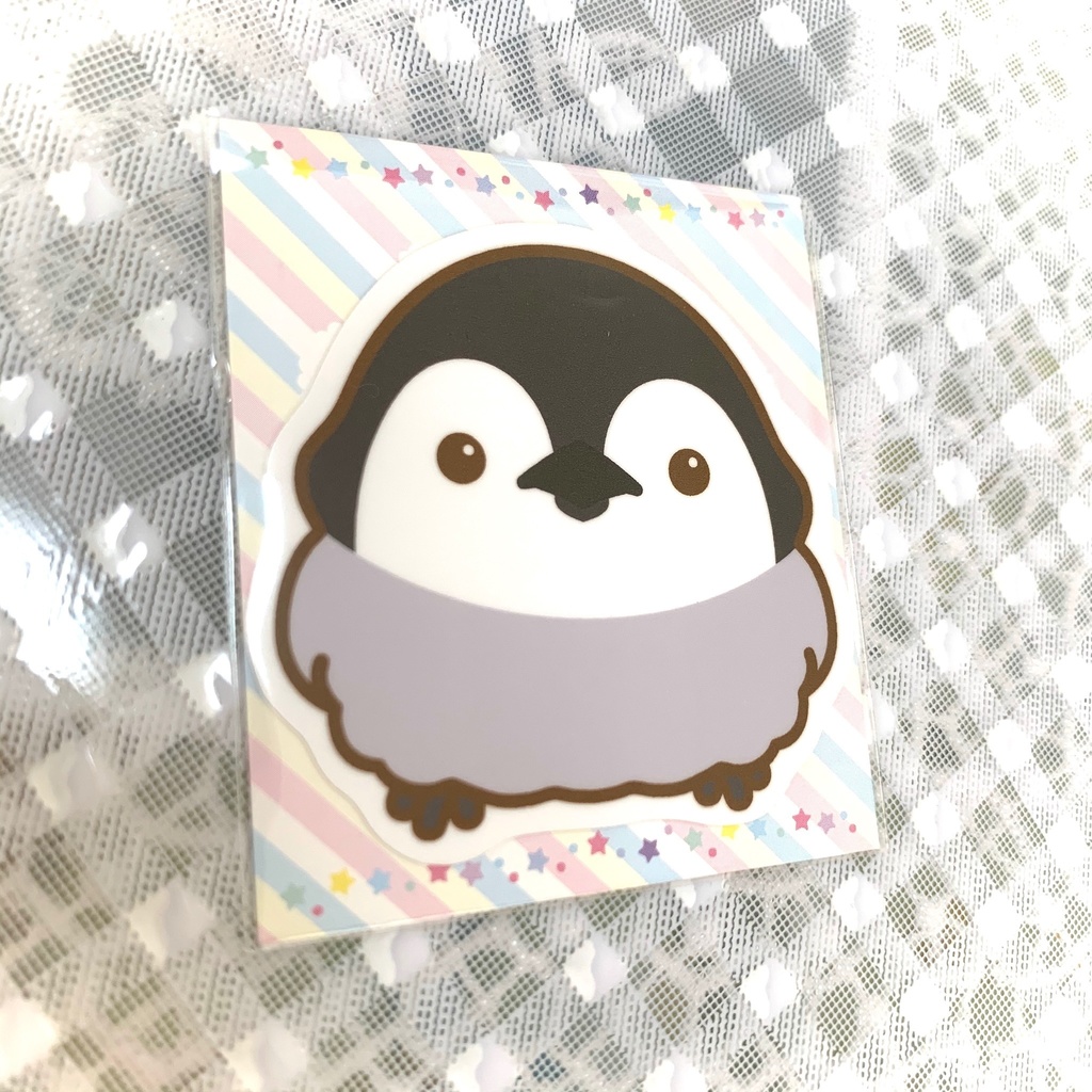 ペンギン・耐水ステッカー