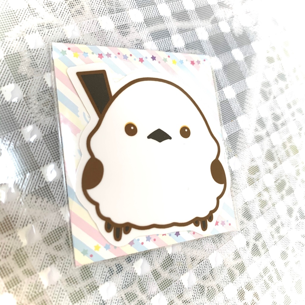 シマエナガ・耐水ステッカー