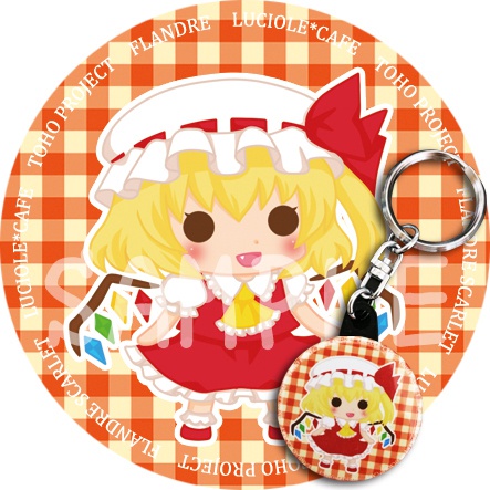【キーホルダー】東方Project・霊夢・魔理沙・フラン・レミリア