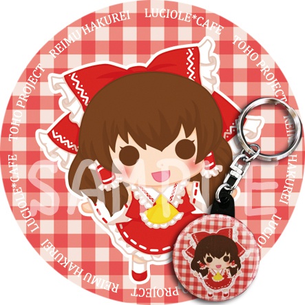 【キーホルダー】東方Project・霊夢・魔理沙・フラン・レミリア