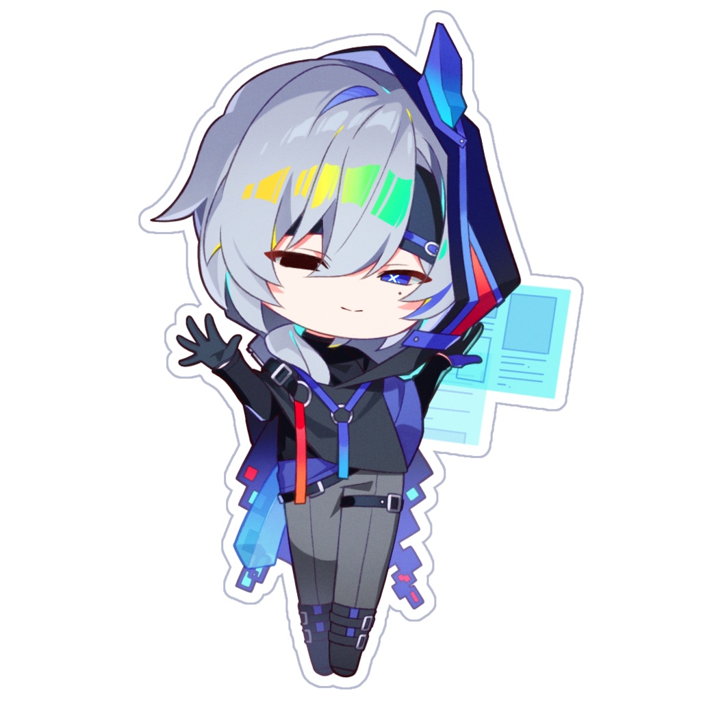 アクリルキーホルダー(フゥ)