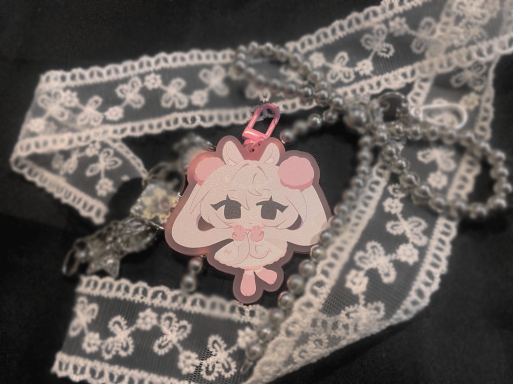 うさぎちゃんアクリルキーホルダー