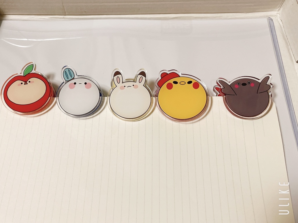 【モチーフアクリルクリップ】