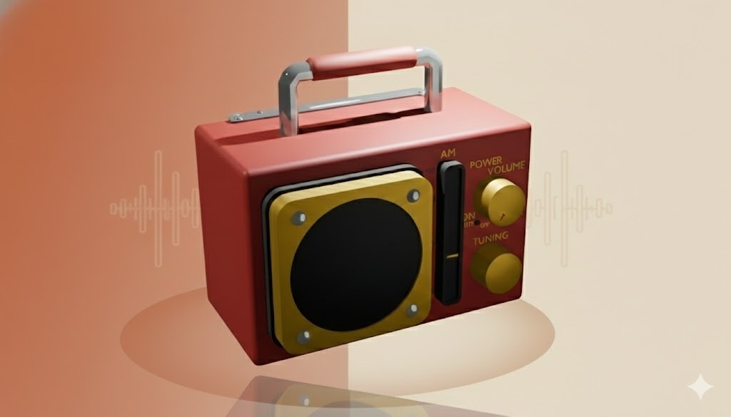 【fbxモデル 】ラジオ 