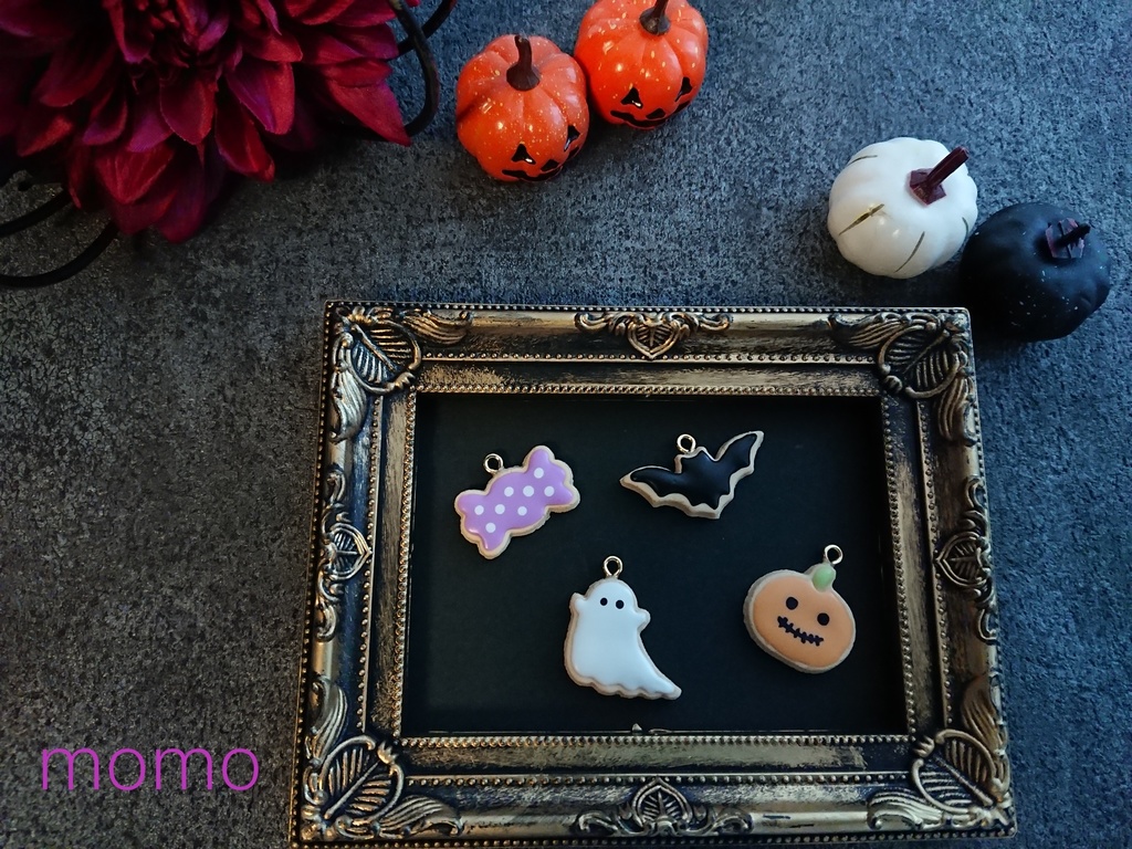 ハロウィンチャーム4点セット