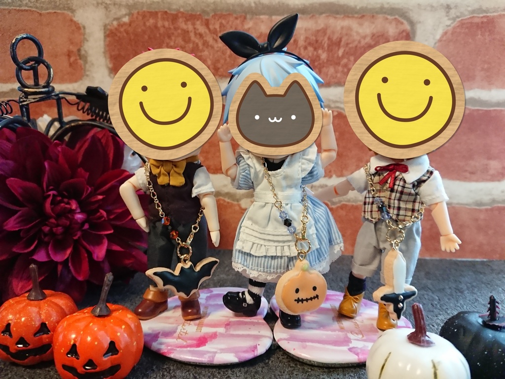ハロウィンチャーム4点セット