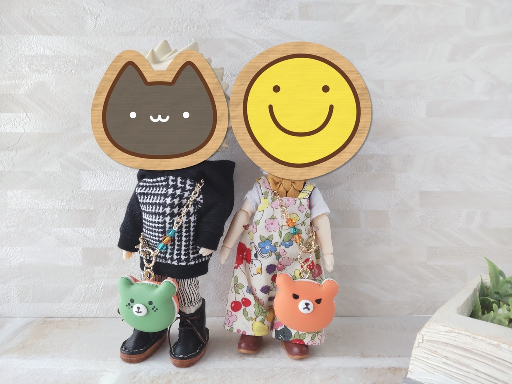 クマさんのマカロンチャームセット