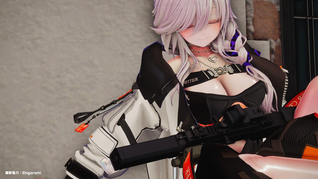 【ギミック付き3Dモデル】6.8mm Rifle TF68A1【VRChat用/Modular Avatar対応】