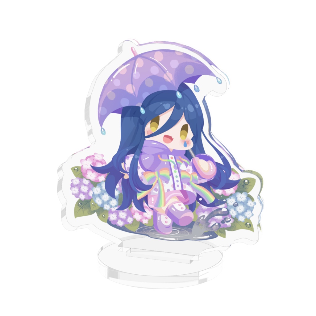 【でさぴあ】雨の日おでかけアクスタ【あめぴあとおでかけ】