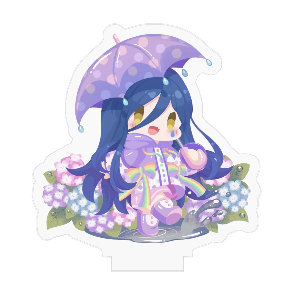 【でさぴあ】雨の日おでかけアクスタ【あめぴあとおでかけ】