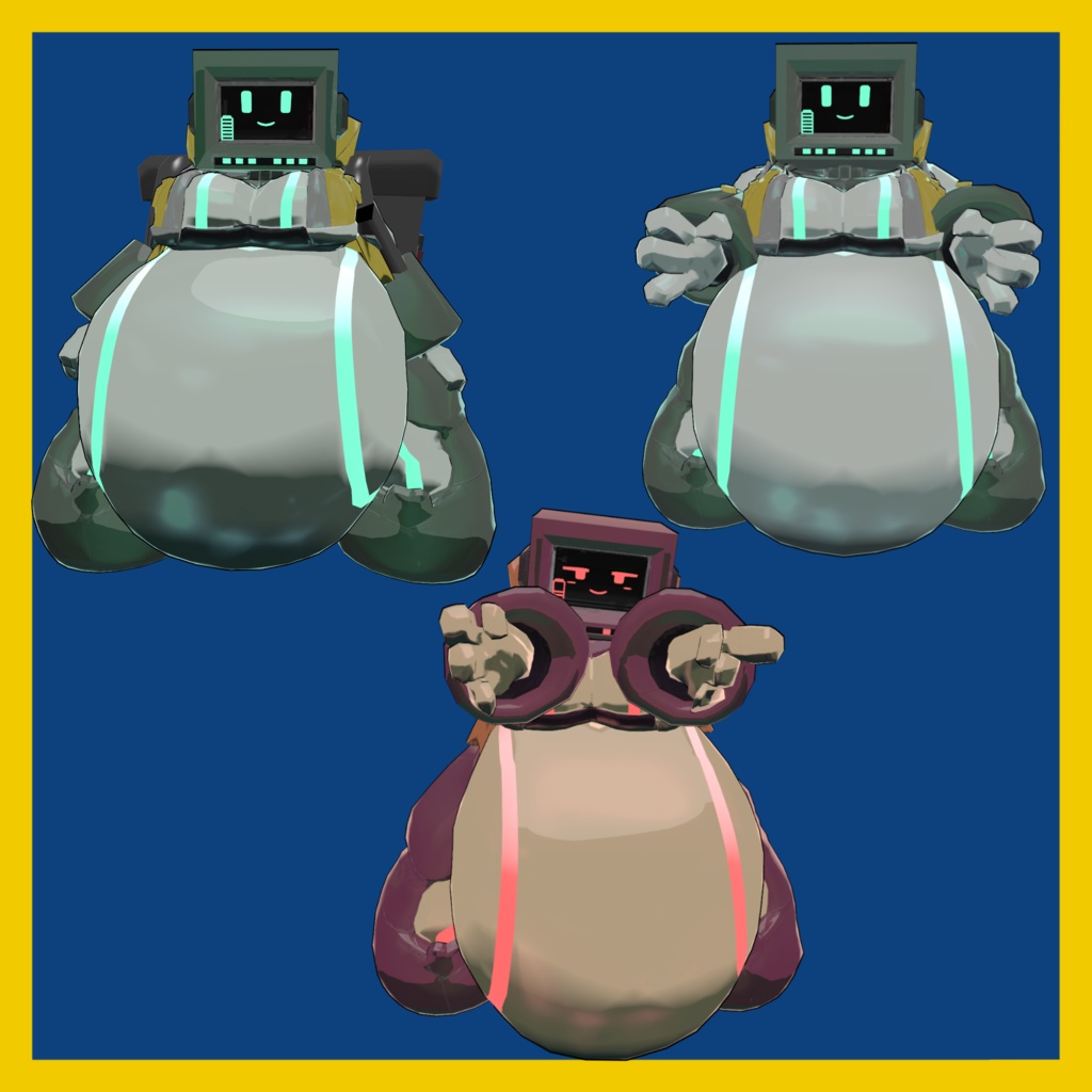 工業用モニコ VRChat用アバター(PB対応)