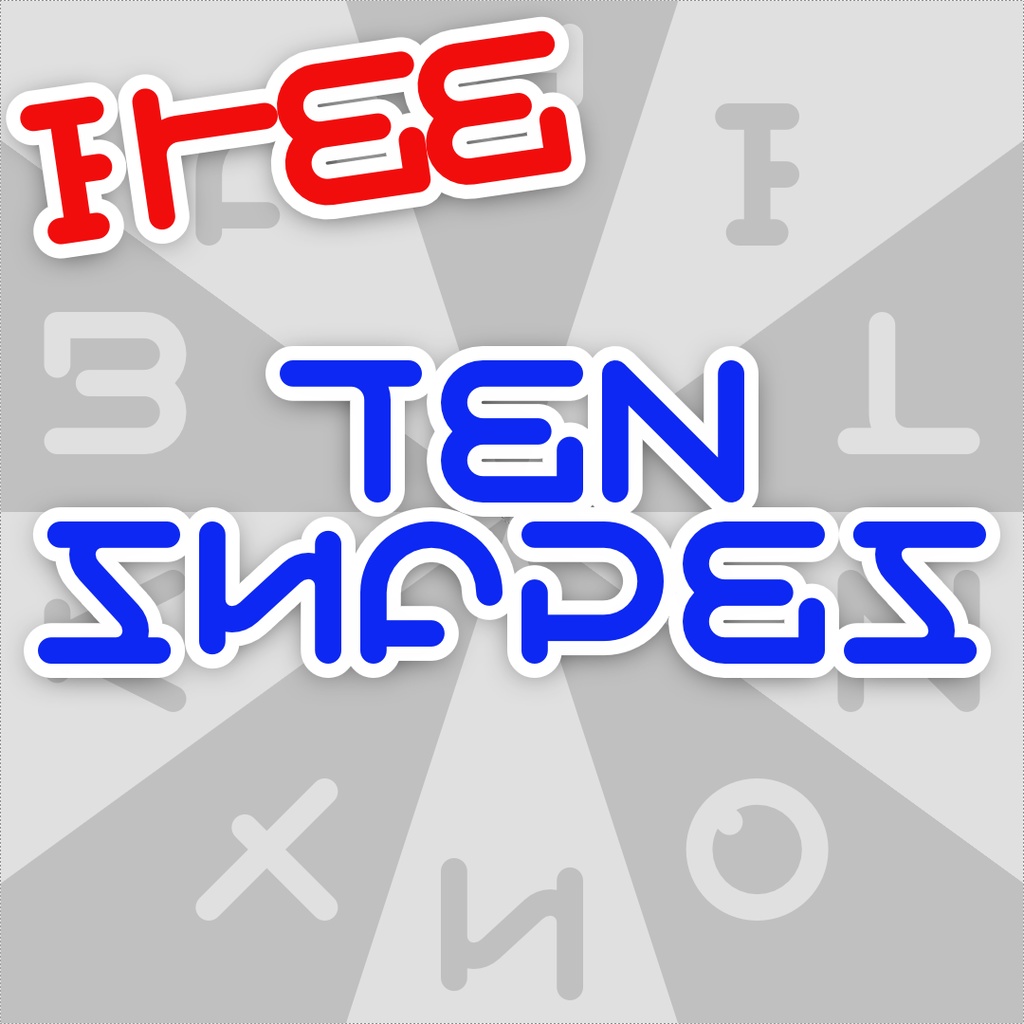 【フリーフォント】TenShapes