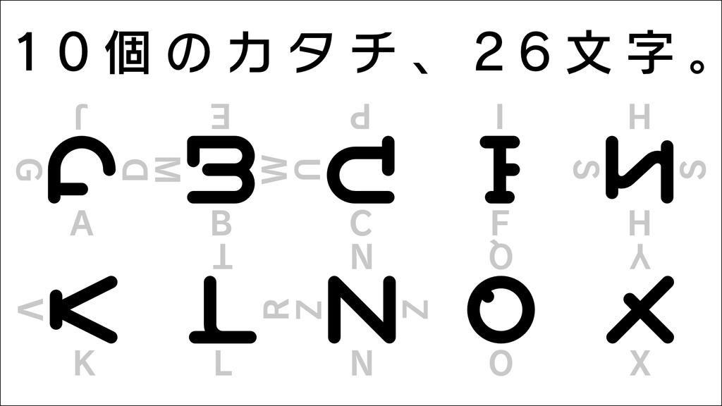 【フリーフォント】TenShapes