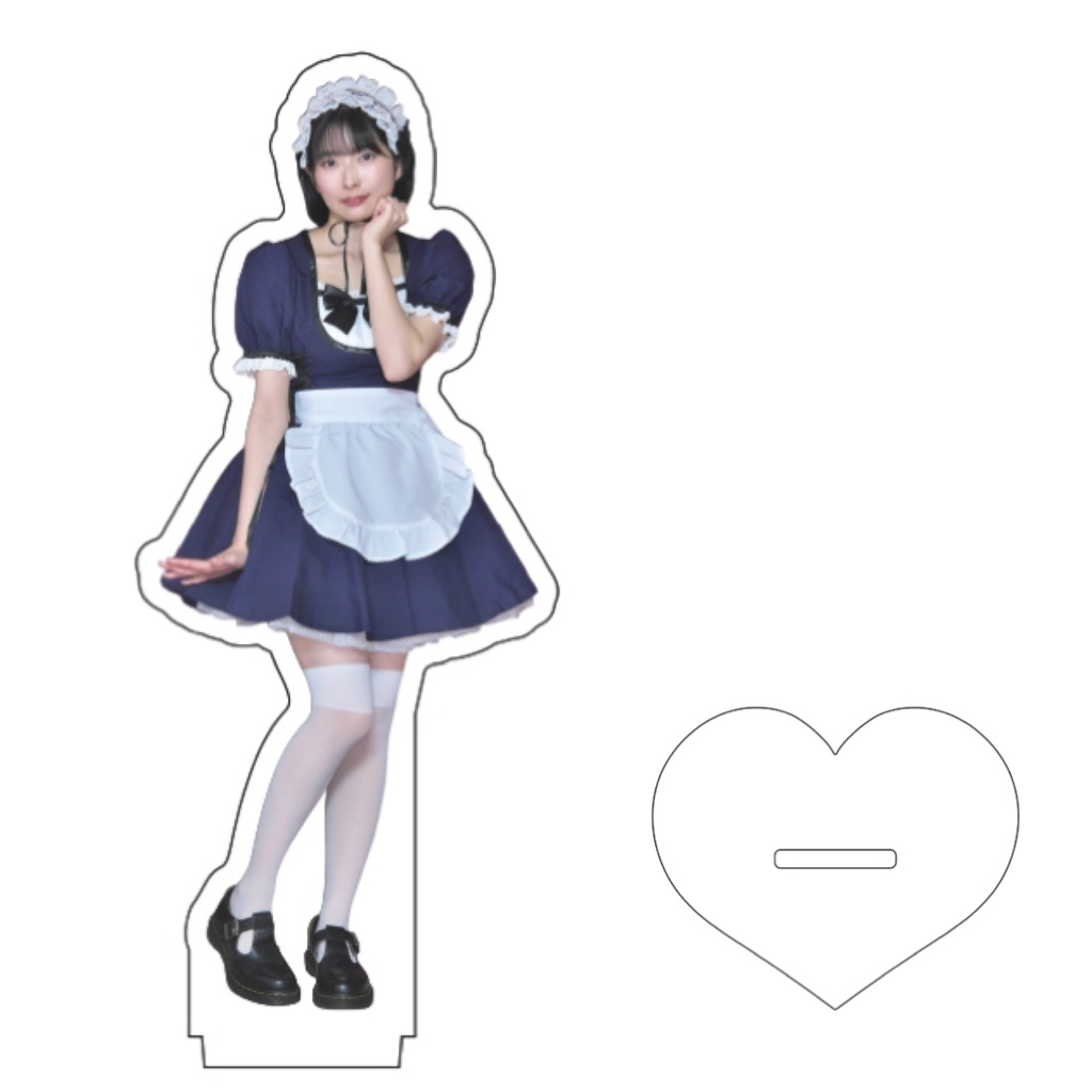 アクスタ 紺色メイドver