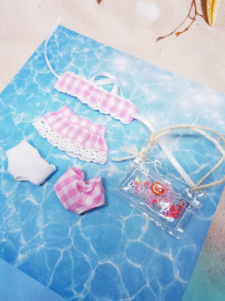 可愛い水着セット(ピンク)