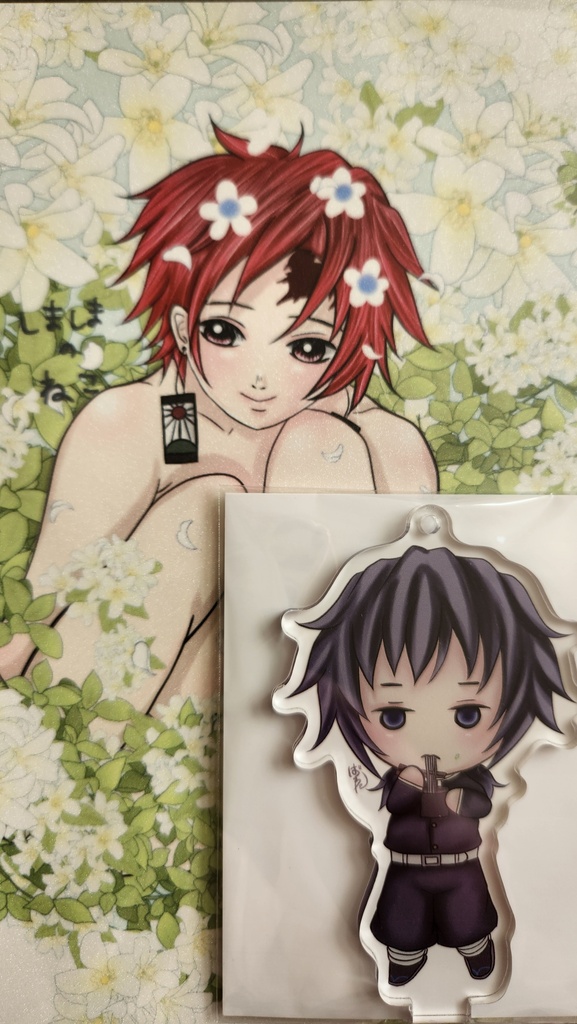 ミニイラスト本+アクスタセット
