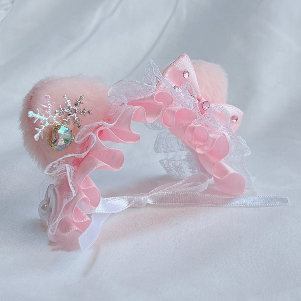 ねこみみ スノーフレーク ヘッドドレス