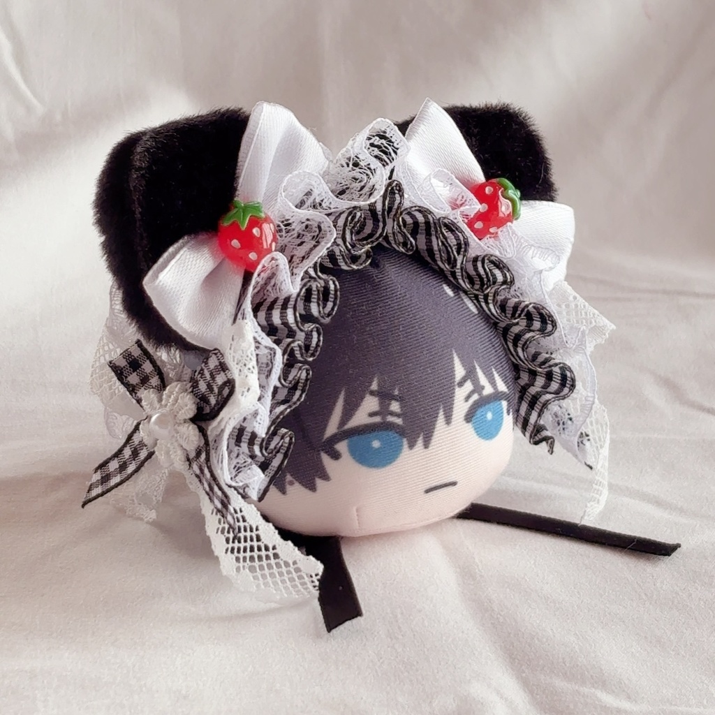 ねこみみ♡ いちご ヘッドドレス♡