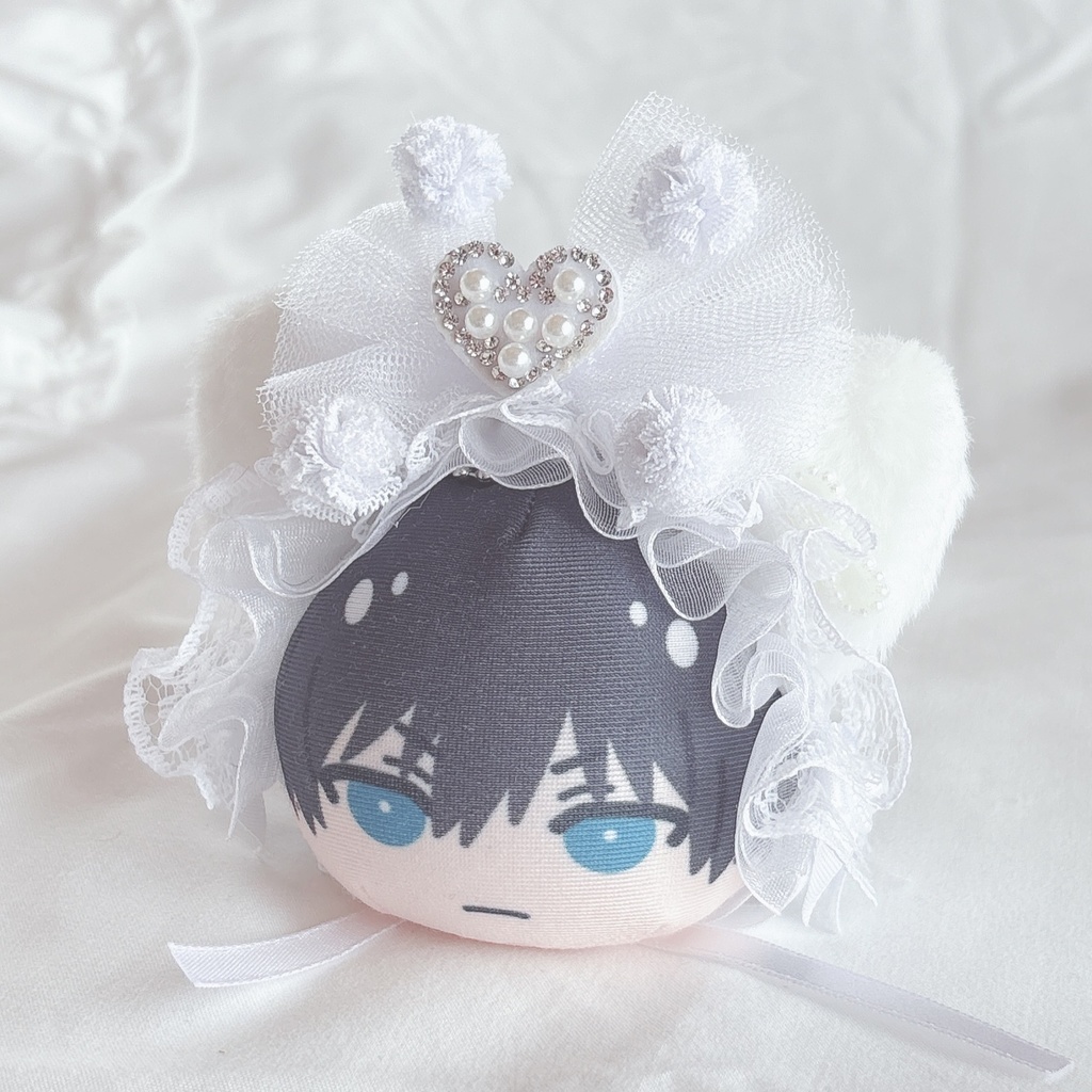 ねこみみ ポンポンリボンヘッドドレス