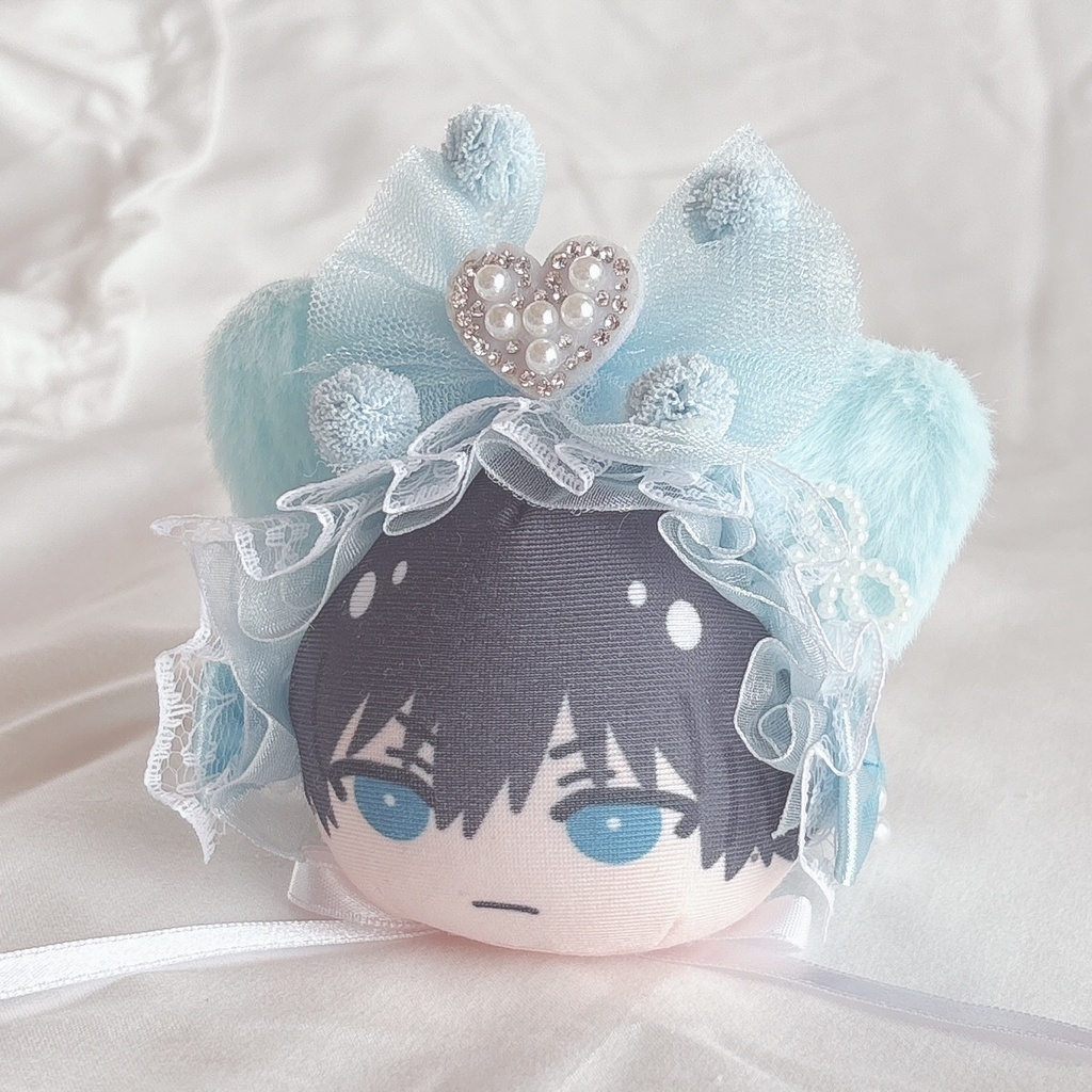 ねこみみ ポンポンリボンヘッドドレス