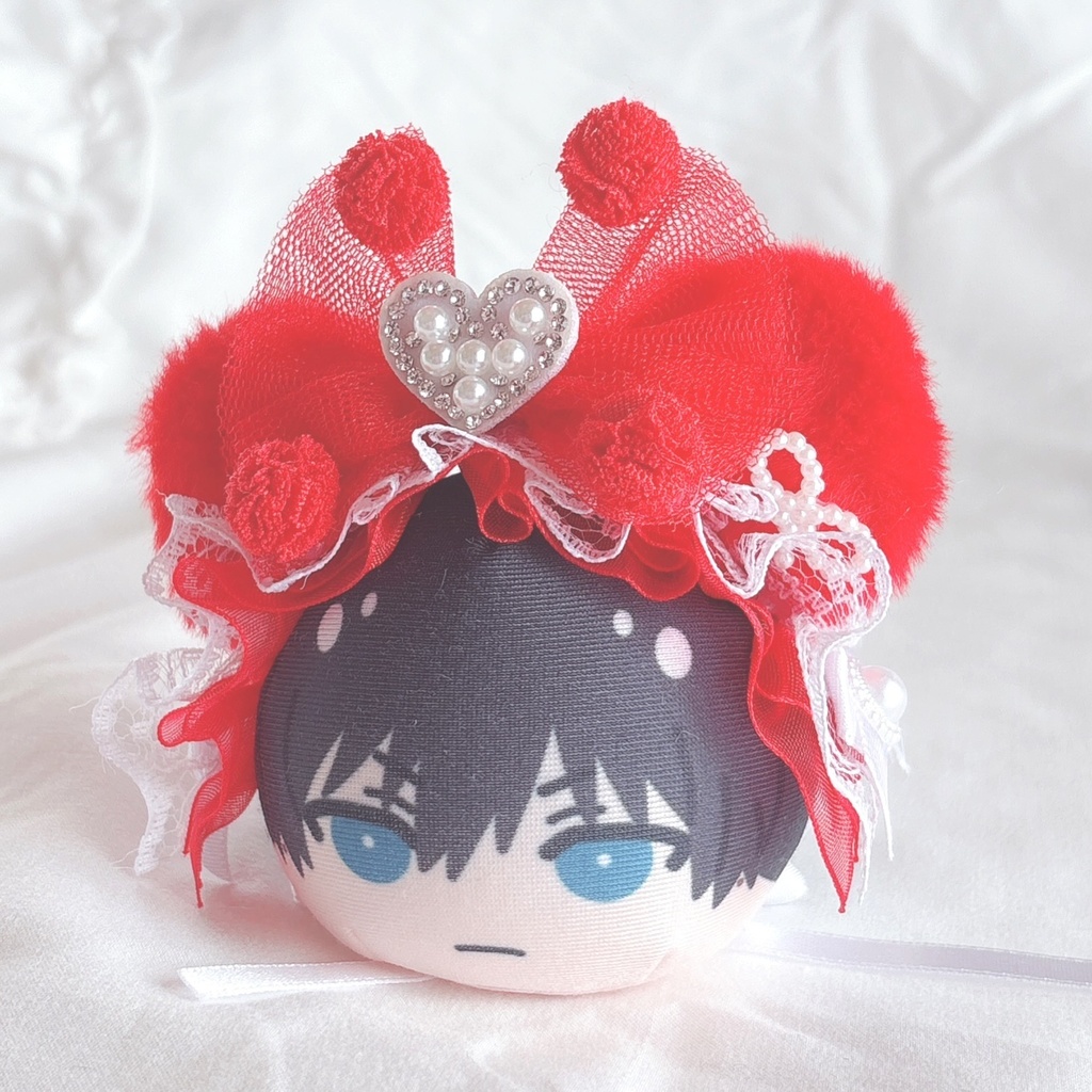 ねこみみ ポンポンリボンヘッドドレス