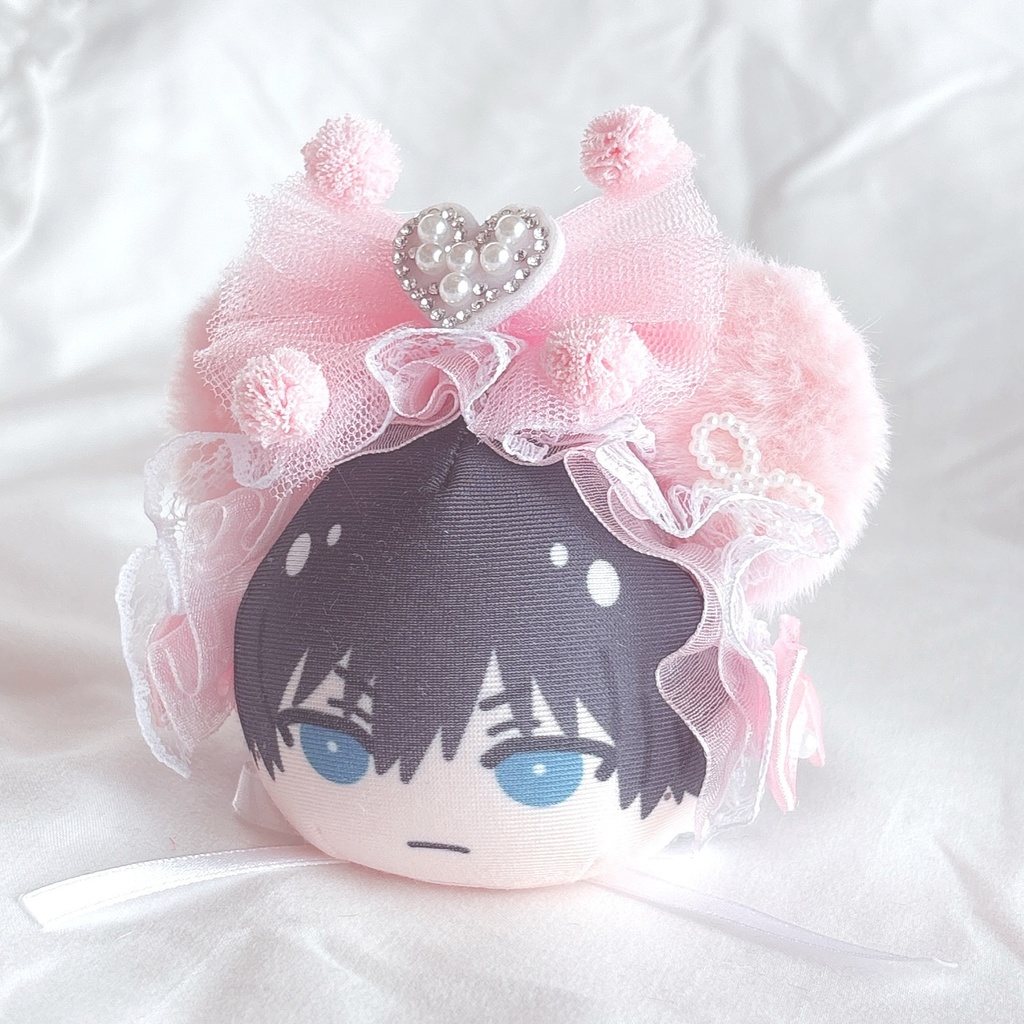 ねこみみ ポンポンリボンヘッドドレス