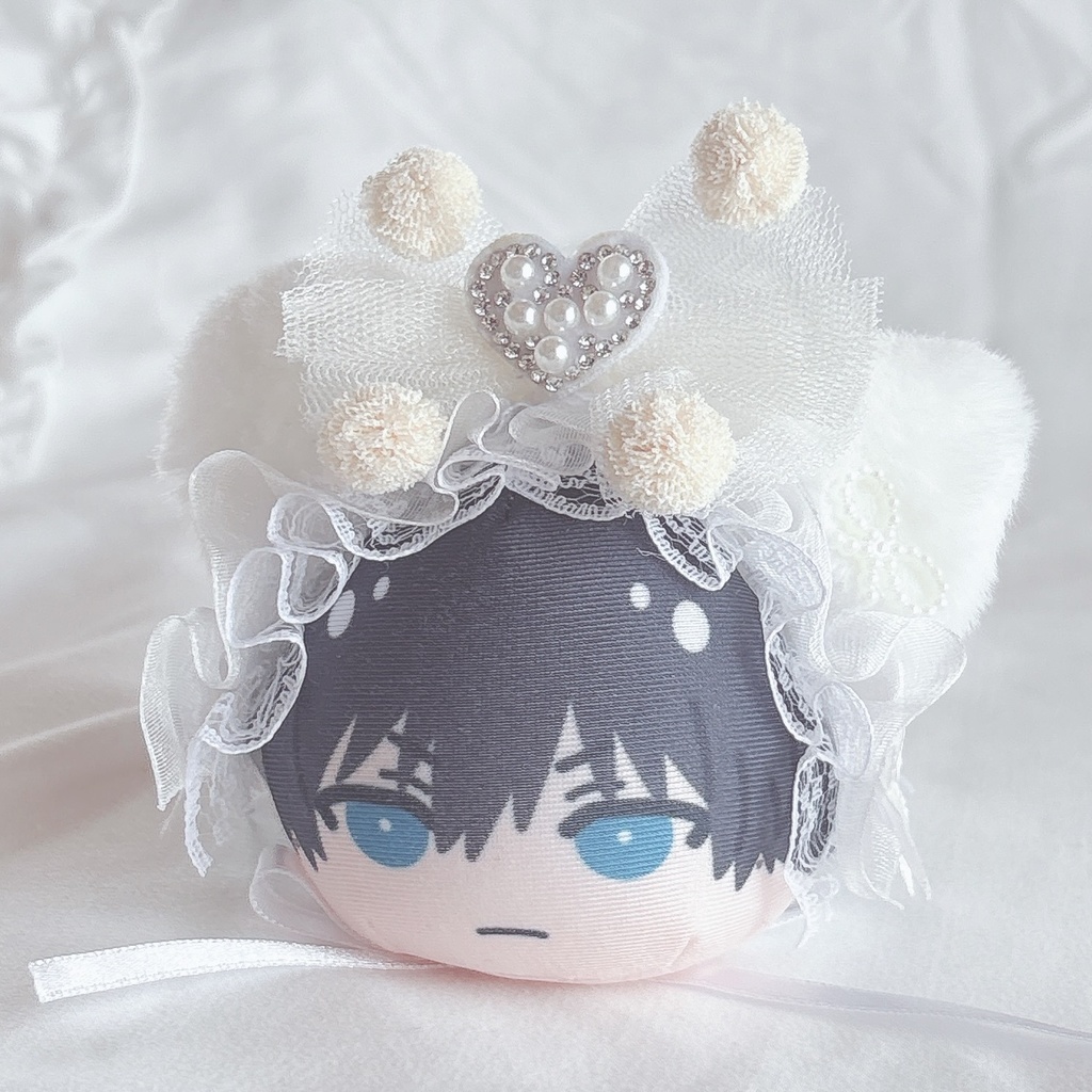 ねこみみ ポンポンリボンヘッドドレス