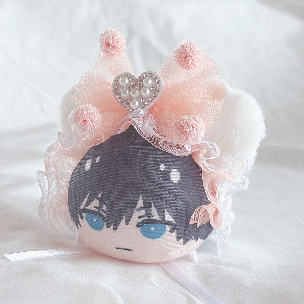 ねこみみ ポンポンリボンヘッドドレス