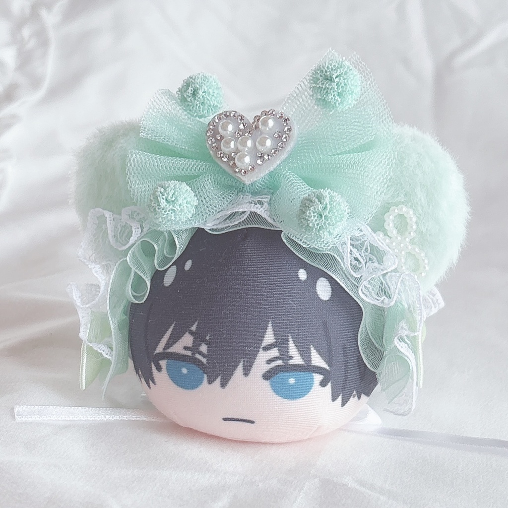 ねこみみ ポンポンリボンヘッドドレス