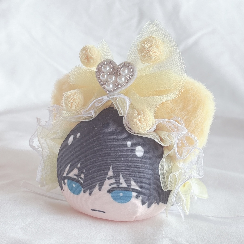 ねこみみ ポンポンリボンヘッドドレス