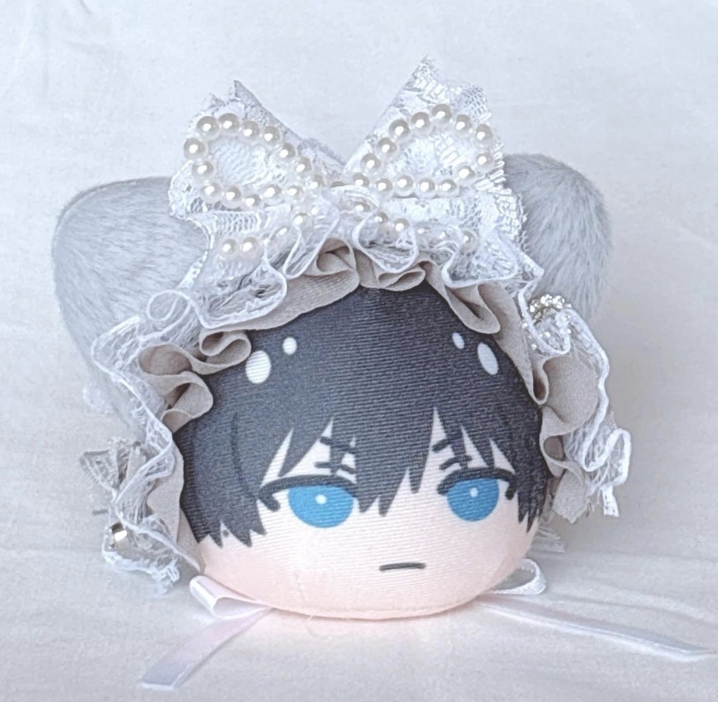🩶グレー猫ヘッドドレス🩶𓂃🎀👑✨