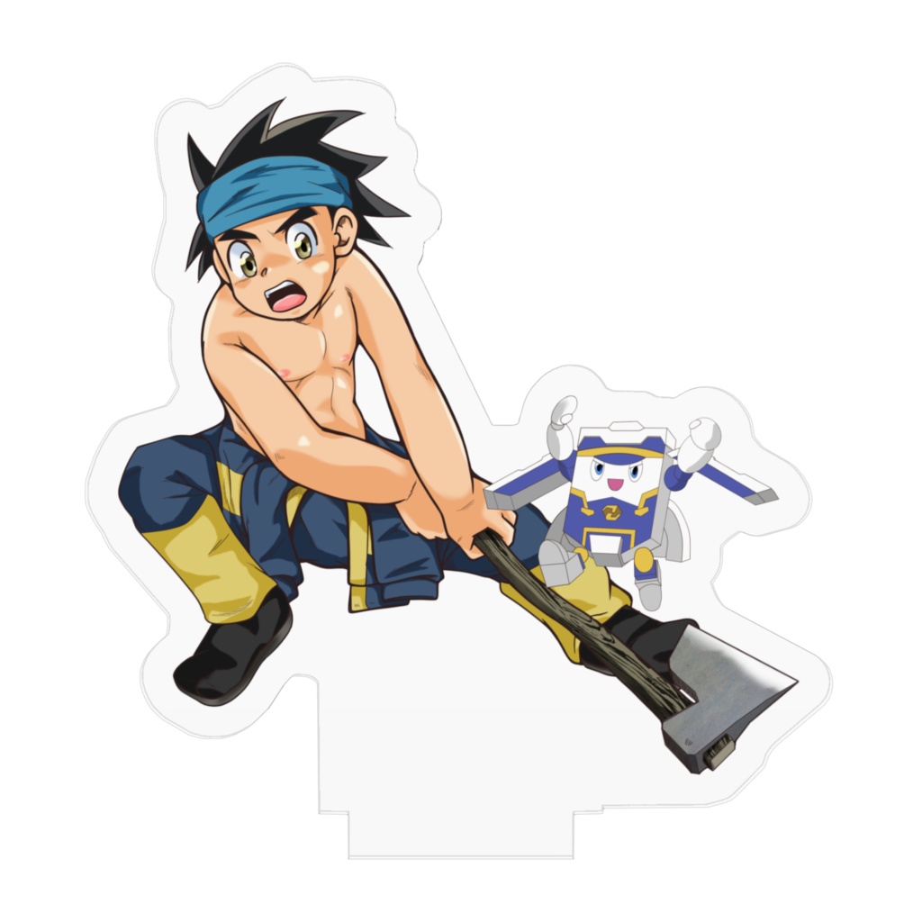 シンカリオンZ戸隠タイジュ薪割り