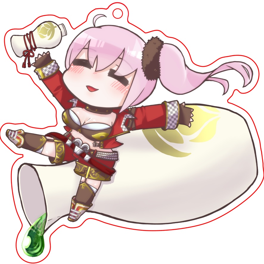 🌼花騎士🌼花見と薬箱のキーホルダー