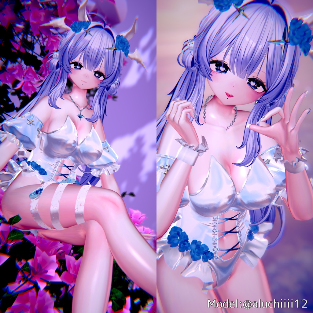 💗発売記念SALE💗【18アバター対応&汎用】PureGlowSkin/リアルつや肌マテリアル(薄色&褐色)【liltoon】
