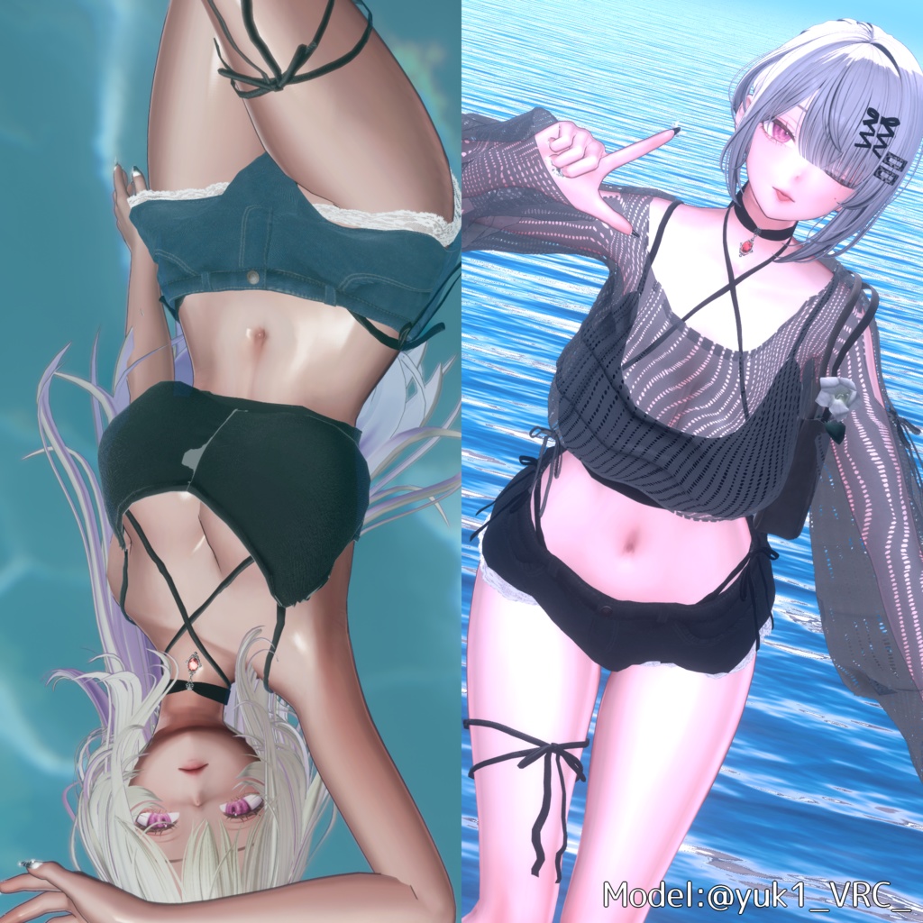 💗発売記念SALE💗【18アバター対応&汎用】PureGlowSkin/リアルつや肌マテリアル(薄色&褐色)【liltoon】