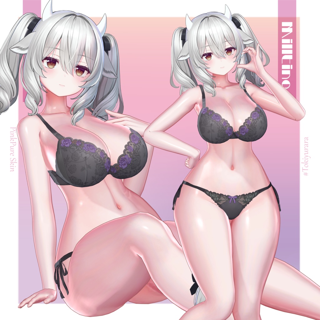 ðSALEðãã³ã¯ãã¥ã¢èãããªã¢ã« -PinkPureSkin-ãliltoonã