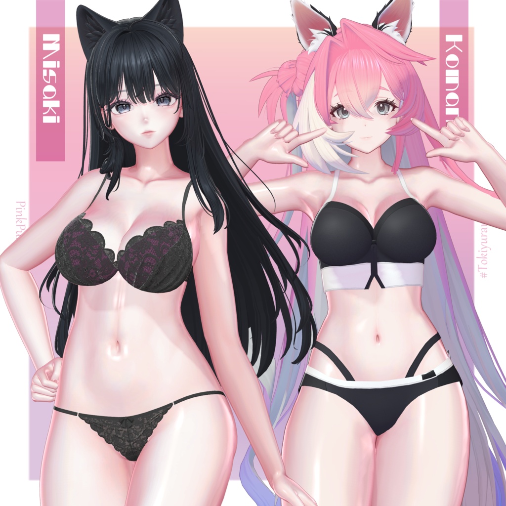 ðSALEðãã³ã¯ãã¥ã¢èãããªã¢ã« -PinkPureSkin-ãliltoonã